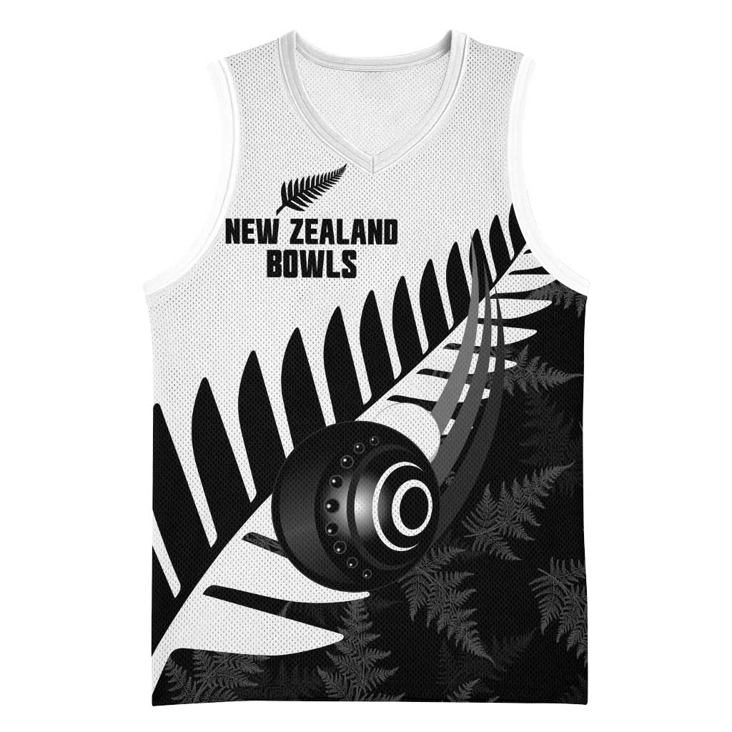 New Zealand Lawn Bowls Custom Basketball Jersey Aotearoa Silver Fern - Aussie Hoodie