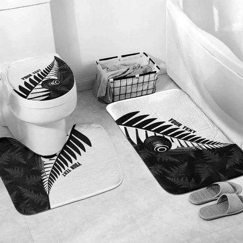 New Zealand Lawn Bowls Custom Bathroom Set Aotearoa Silver Fern - Aussie Hoodie