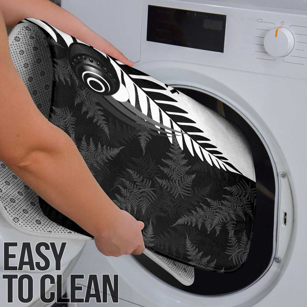 New Zealand Lawn Bowls Custom Bathroom Set Aotearoa Silver Fern - Aussie Hoodie