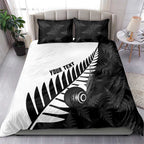 New Zealand Lawn Bowls Custom Bedding Set Aotearoa Silver Fern - Aussie Hoodie