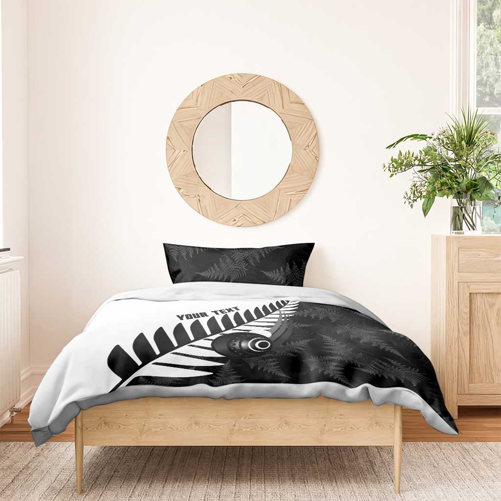 New Zealand Lawn Bowls Custom Bedding Set Aotearoa Silver Fern - Aussie Hoodie