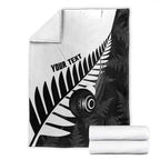 New Zealand Lawn Bowls Custom Blanket Aotearoa Silver Fern - Aussie Hoodie