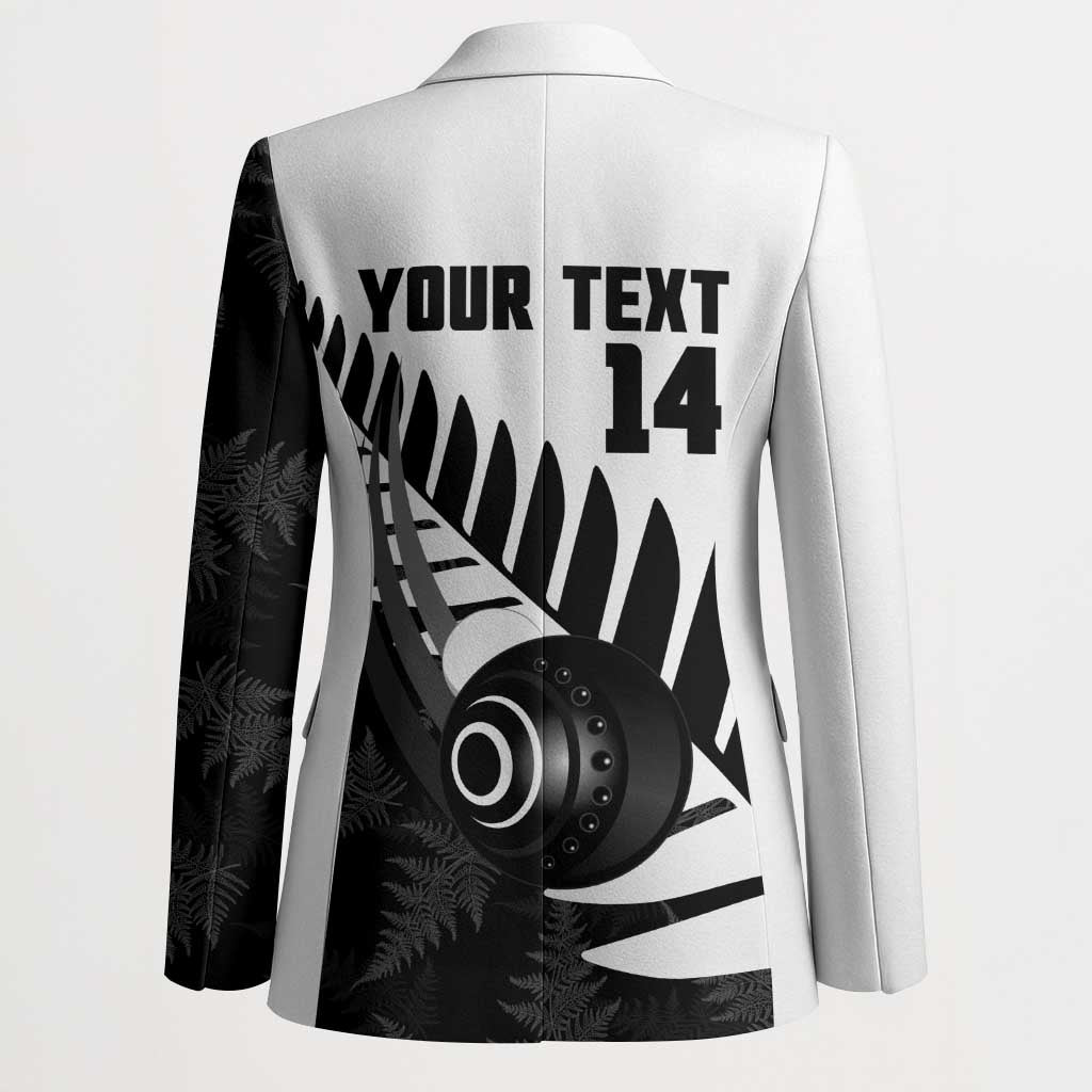 New Zealand Lawn Bowls Custom Blazer Aotearoa Silver Fern - Aussie Hoodie