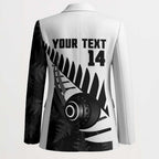 New Zealand Lawn Bowls Custom Blazer Aotearoa Silver Fern - Aussie Hoodie
