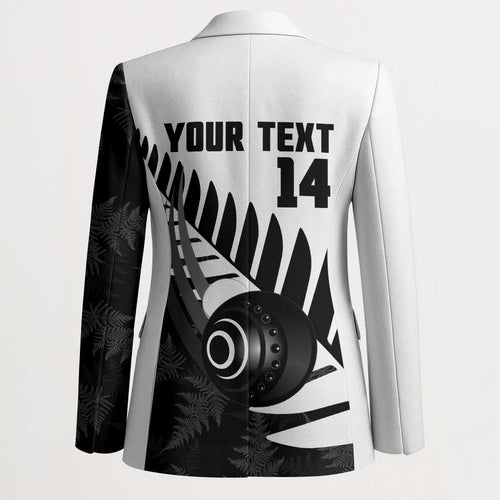 New Zealand Lawn Bowls Custom Blazer Aotearoa Silver Fern - Aussie Hoodie