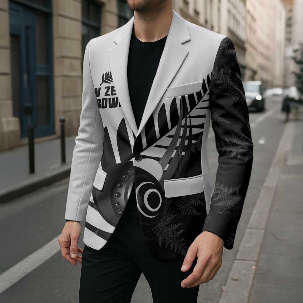 New Zealand Lawn Bowls Custom Blazer Aotearoa Silver Fern - Aussie Hoodie