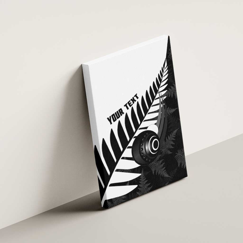 New Zealand Lawn Bowls Custom Canvas Wall Art Aotearoa Silver Fern - Aussie Hoodie