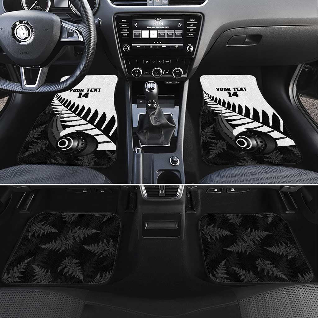 New Zealand Lawn Bowls Custom Car Mats Aotearoa Silver Fern - Aussie Hoodie