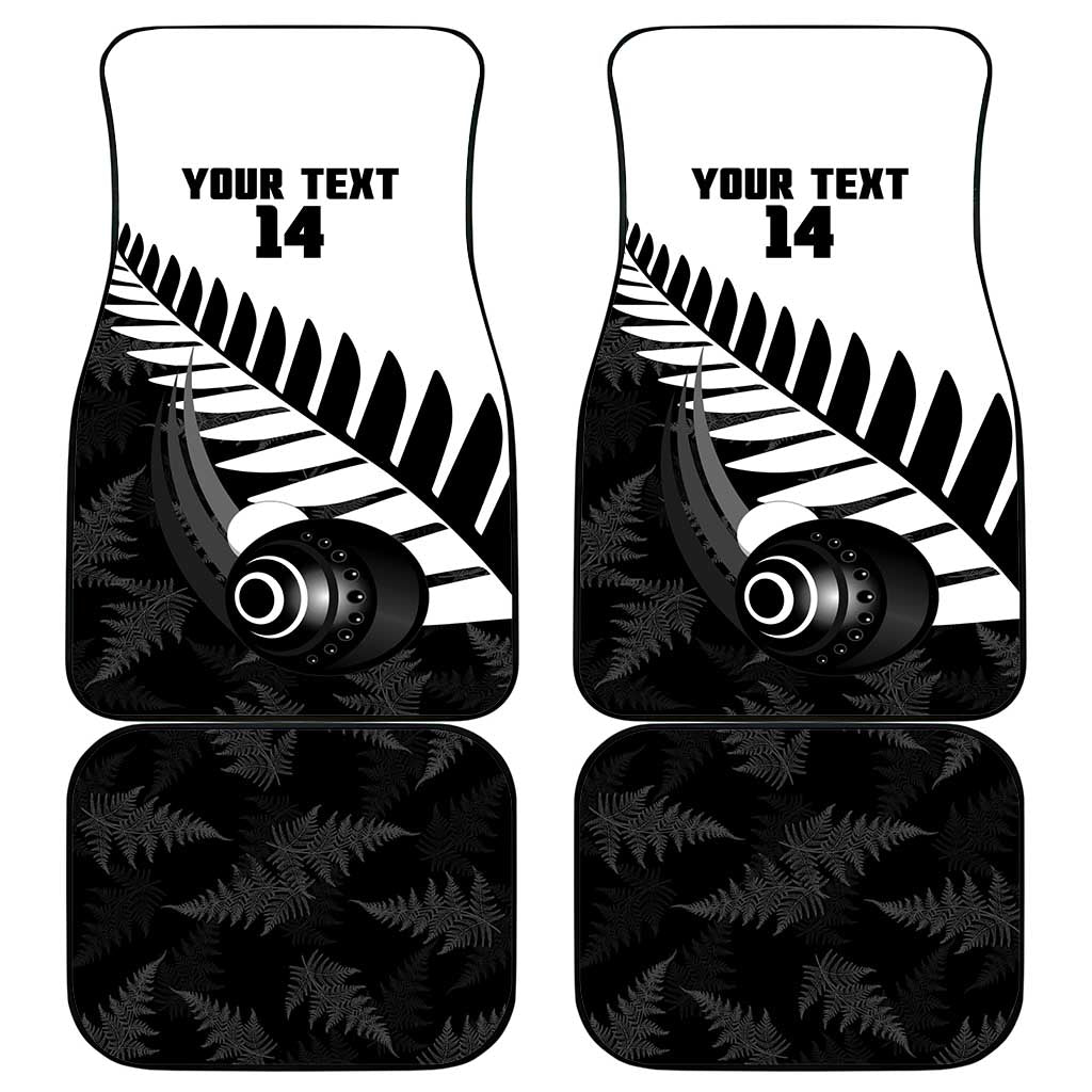 New Zealand Lawn Bowls Custom Car Mats Aotearoa Silver Fern - Aussie Hoodie