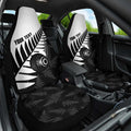 New Zealand Lawn Bowls Custom Car Seat Cover Aotearoa Silver Fern - Aussie Hoodie