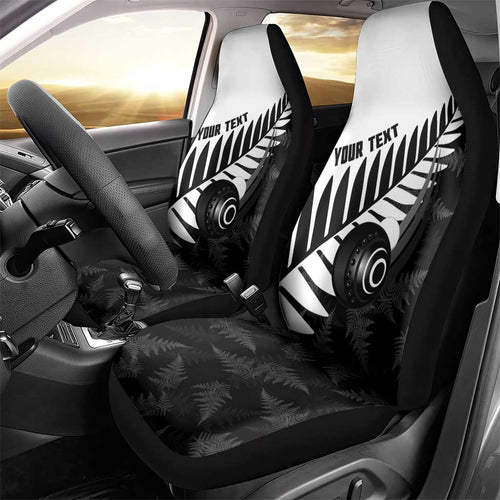 New Zealand Lawn Bowls Custom Car Seat Cover Aotearoa Silver Fern - Aussie Hoodie