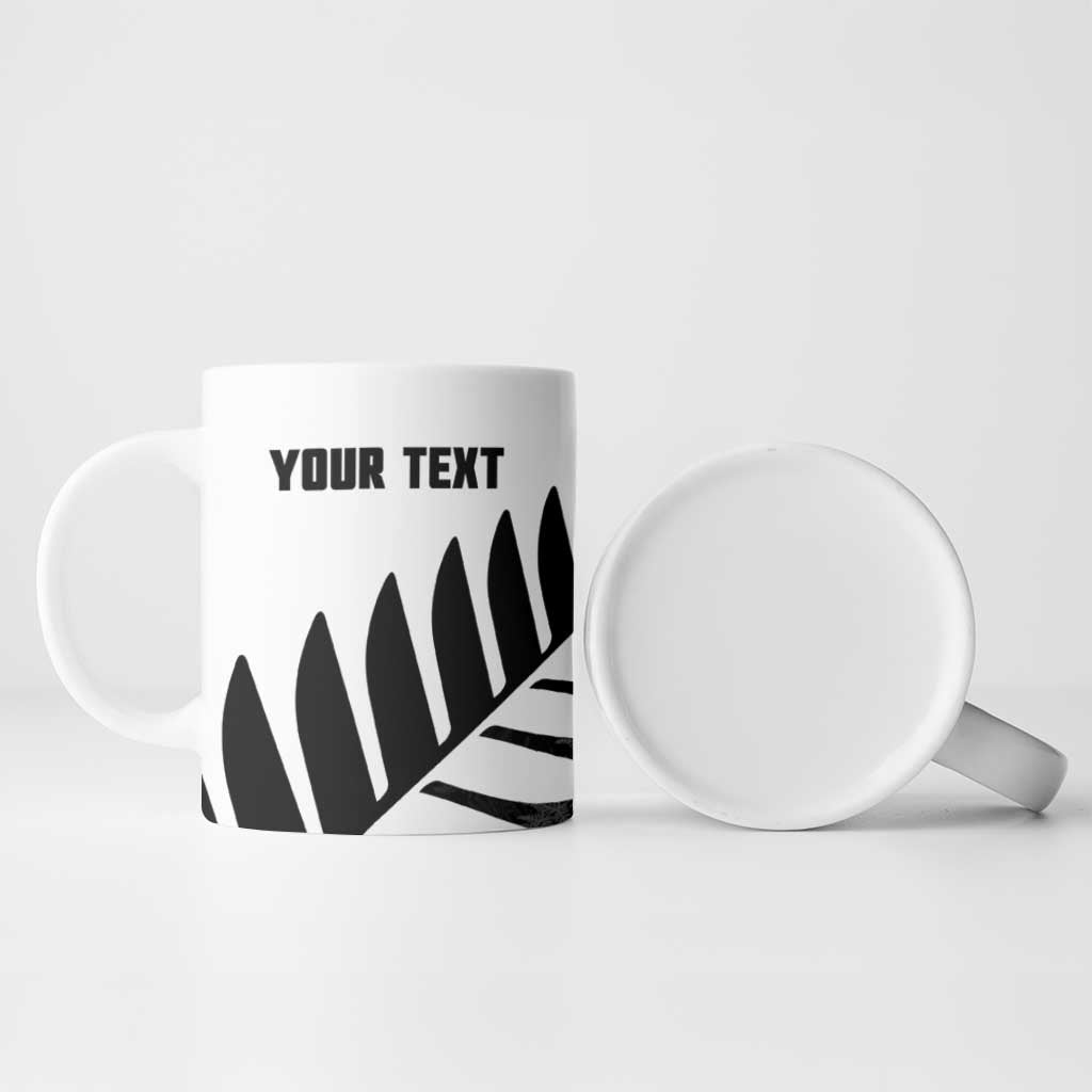 New Zealand Lawn Bowls Custom Ceramic Mug Aotearoa Silver Fern - Aussie Hoodie