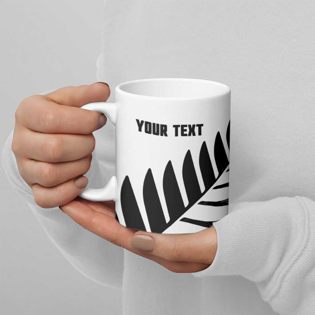 New Zealand Lawn Bowls Custom Ceramic Mug Aotearoa Silver Fern - Aussie Hoodie