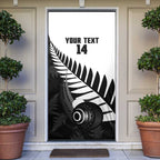 New Zealand Lawn Bowls Custom Door Cover Aotearoa Silver Fern - Aussie Hoodie