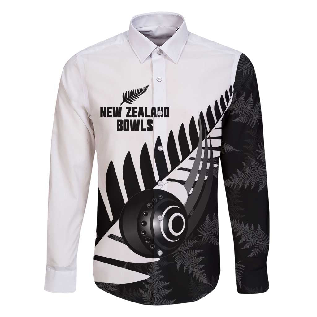 New Zealand Lawn Bowls Custom Family Matching Long Sleeve Bodycon Dress and Hawaiian Shirt Aotearoa Silver Fern - Aussie Hoodie