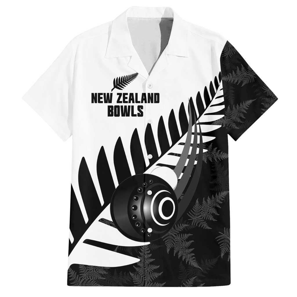 New Zealand Lawn Bowls Custom Family Matching Off Shoulder Maxi Dress and Hawaiian Shirt Aotearoa Silver Fern - Aussie Hoodie