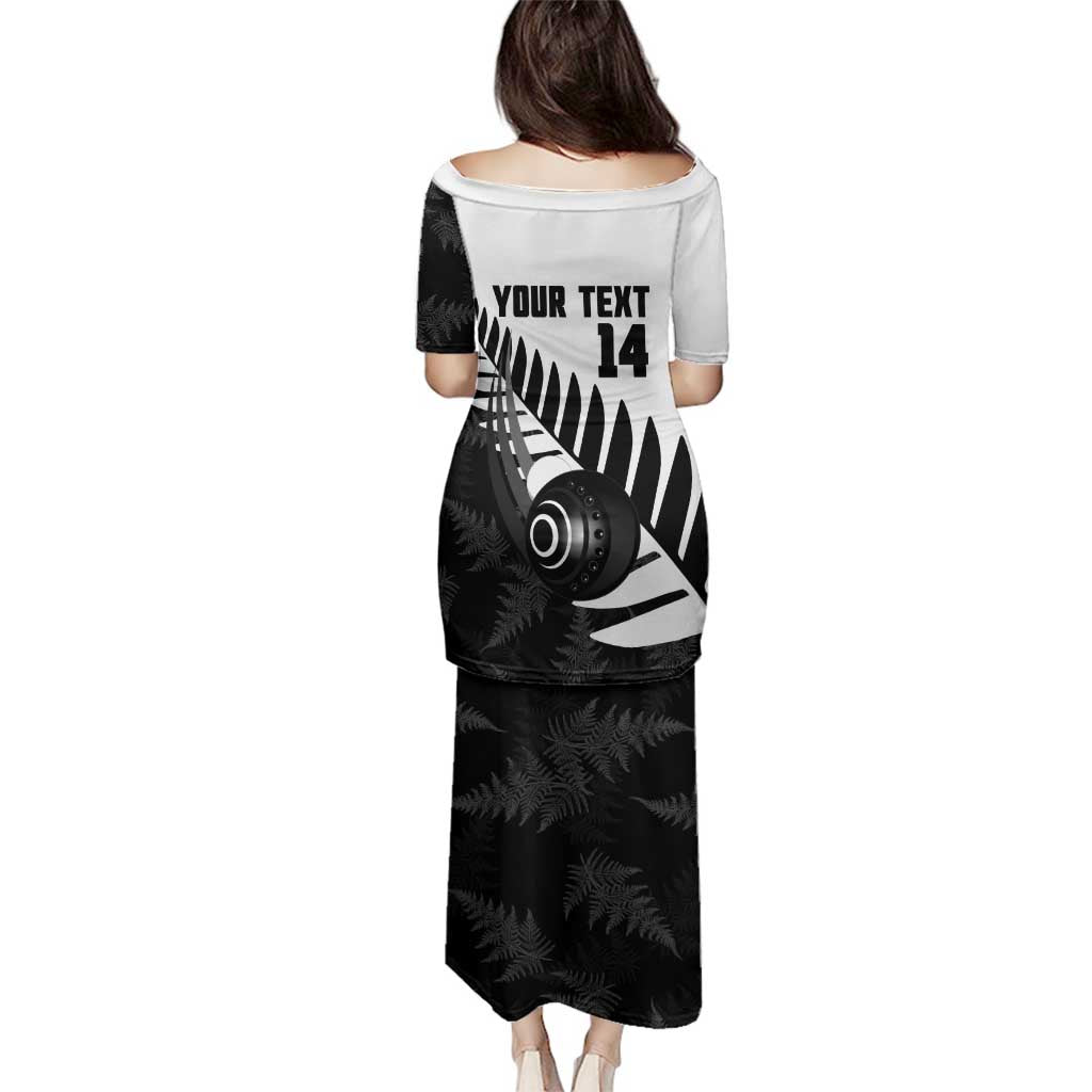 New Zealand Lawn Bowls Custom Family Matching Puletasi and Hawaiian Shirt Aotearoa Silver Fern - Aussie Hoodie