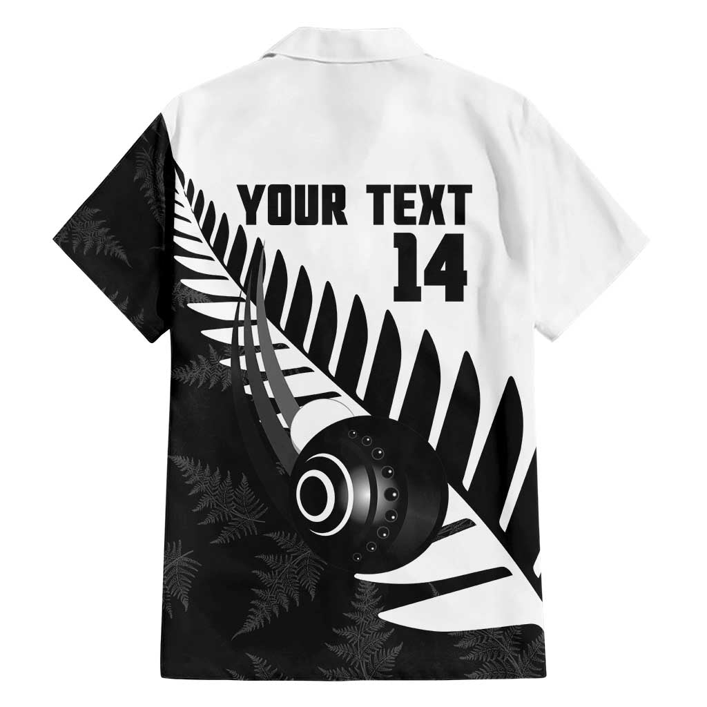 New Zealand Lawn Bowls Custom Family Matching Short Sleeve Bodycon Dress and Hawaiian Shirt Aotearoa Silver Fern - Aussie Hoodie