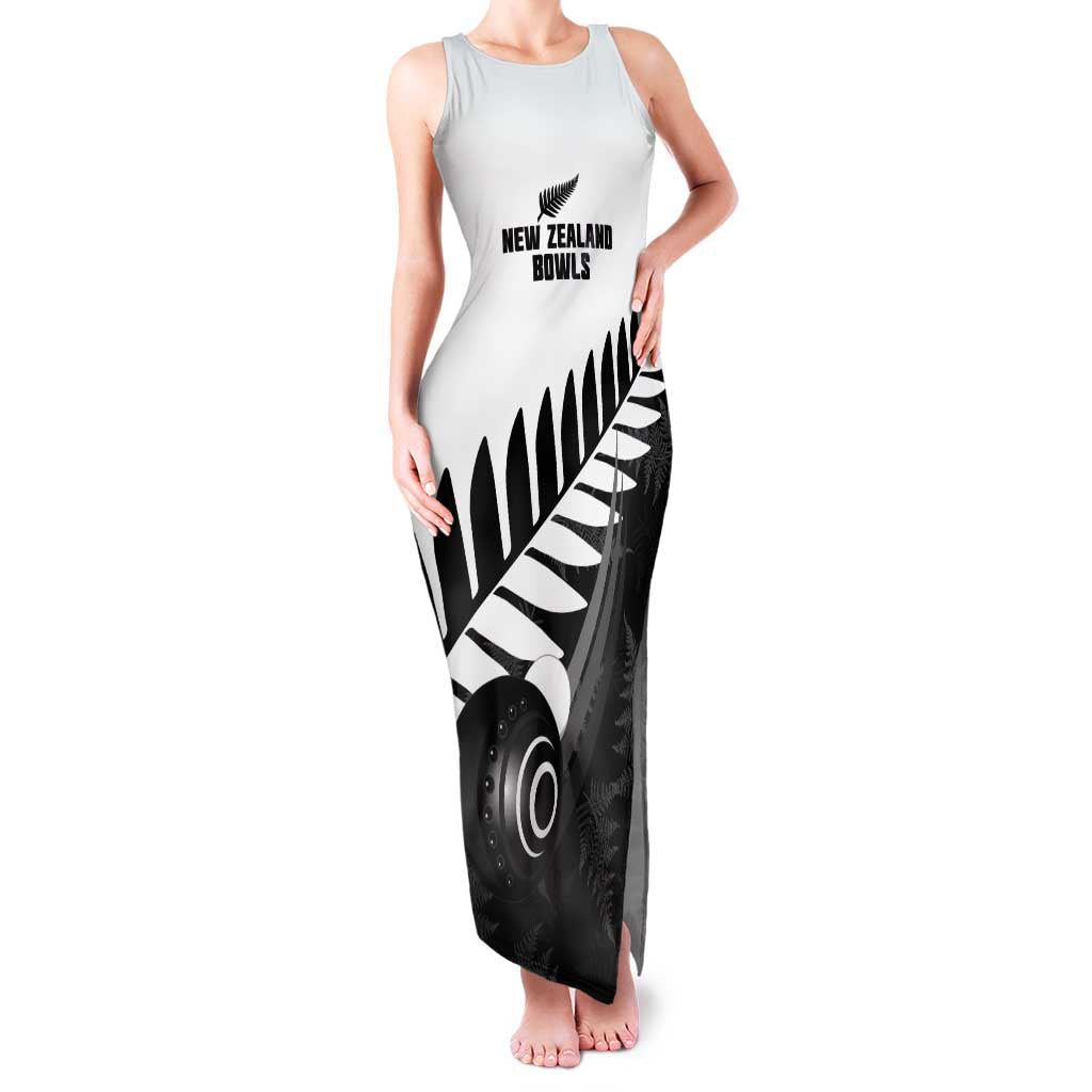 New Zealand Lawn Bowls Custom Family Matching Tank Maxi Dress and Hawaiian Shirt Aotearoa Silver Fern - Aussie Hoodie