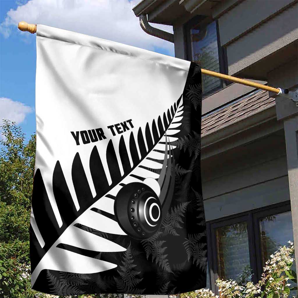 New Zealand Lawn Bowls Custom Garden Flag Aotearoa Silver Fern - Aussie Hoodie