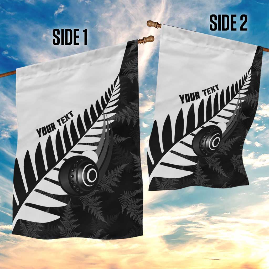 New Zealand Lawn Bowls Custom Garden Flag Aotearoa Silver Fern - Aussie Hoodie