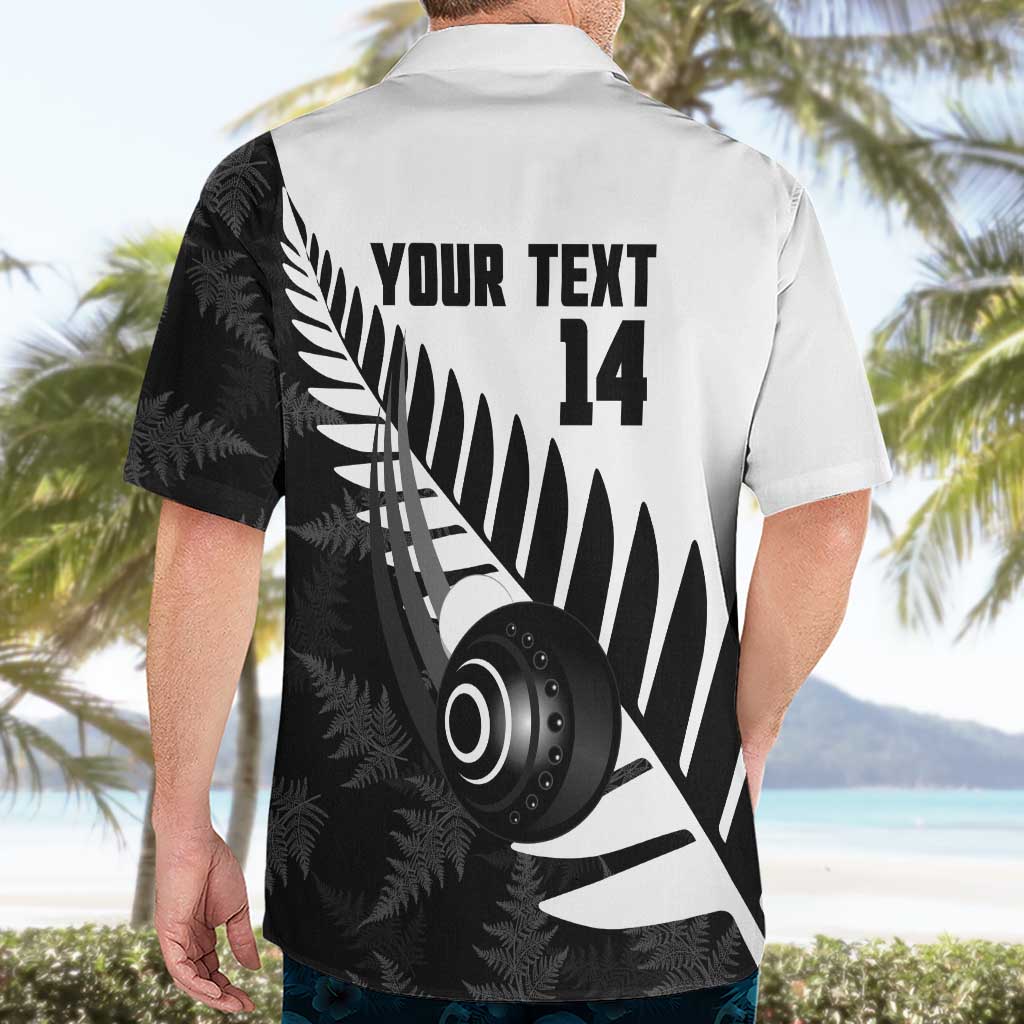 New Zealand Lawn Bowls Custom Hawaiian Shirt Aotearoa Silver Fern - Aussie Hoodie