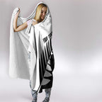 New Zealand Lawn Bowls Custom Hooded Blanket Aotearoa Silver Fern - Aussie Hoodie