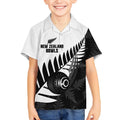 New Zealand Lawn Bowls Custom Kid Hawaiian Shirt Aotearoa Silver Fern - Aussie Hoodie