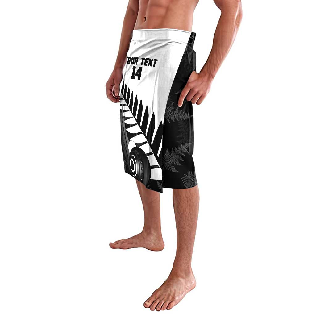 New Zealand Lawn Bowls Custom Lavalava Aotearoa Silver Fern - Aussie Hoodie