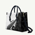 New Zealand Lawn Bowls Custom Leather Bag Aotearoa Silver Fern - Aussie Hoodie