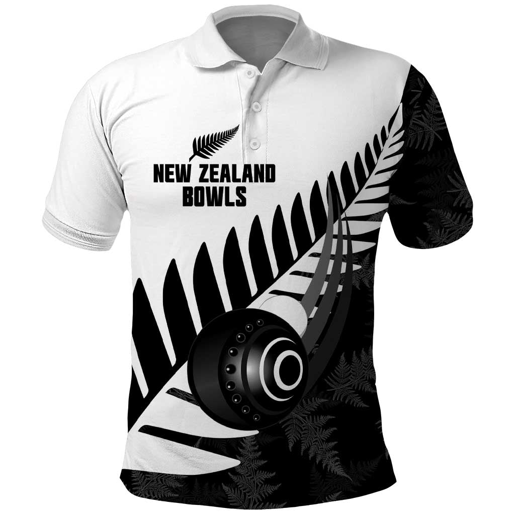 New Zealand Lawn Bowls Custom Polo Shirt Aotearoa Silver Fern - Aussie Hoodie