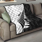 New Zealand Lawn Bowls Custom Quilt Aotearoa Silver Fern - Aussie Hoodie