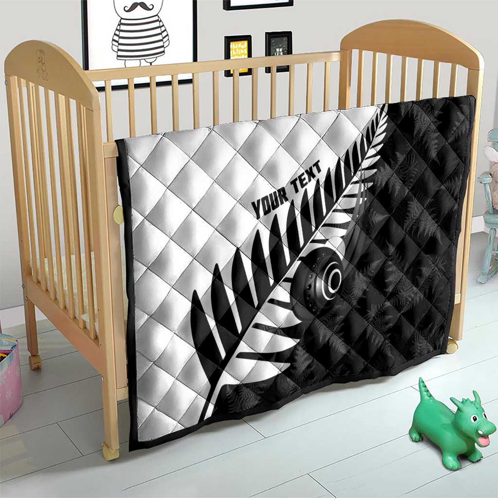 New Zealand Lawn Bowls Custom Quilt Aotearoa Silver Fern - Aussie Hoodie