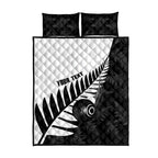 New Zealand Lawn Bowls Custom Quilt Bed Set Aotearoa Silver Fern - Aussie Hoodie