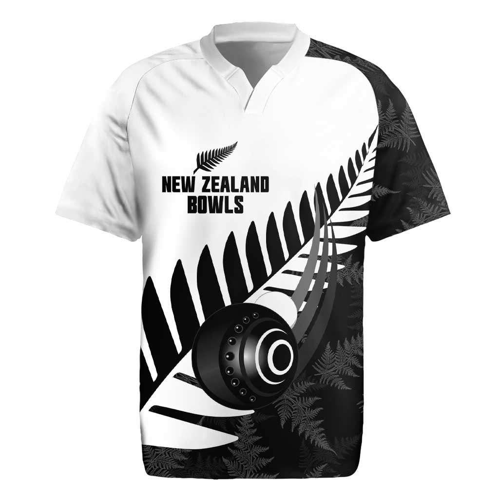 New Zealand Lawn Bowls Custom Rugby Jersey Aotearoa Silver Fern - Aussie Hoodie