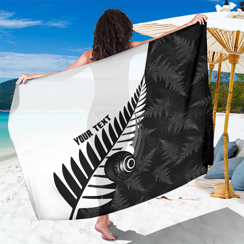 New Zealand Lawn Bowls Custom Sarong Aotearoa Silver Fern - Aussie Hoodie