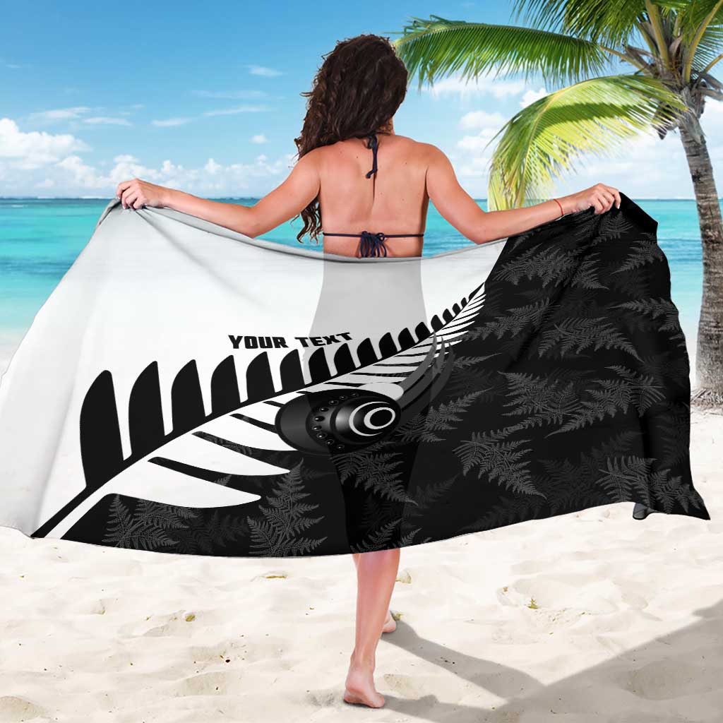 New Zealand Lawn Bowls Custom Sarong Aotearoa Silver Fern - Aussie Hoodie