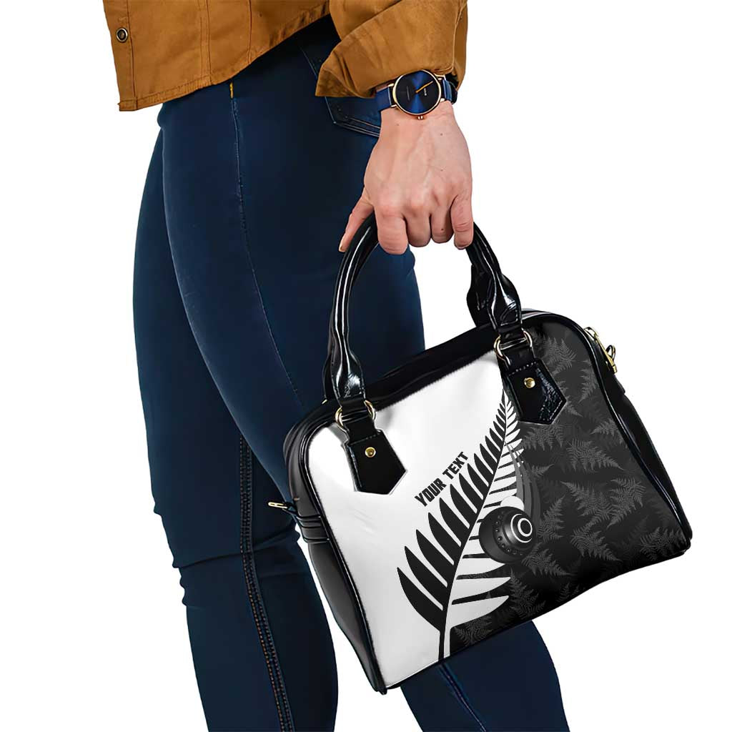 New Zealand Lawn Bowls Custom Shoulder Handbag Aotearoa Silver Fern - Aussie Hoodie