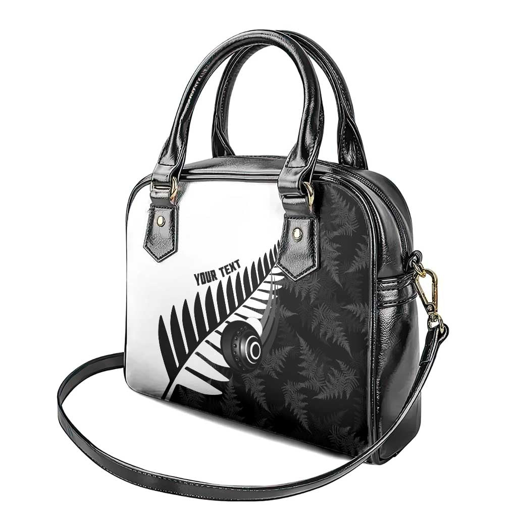 New Zealand Lawn Bowls Custom Shoulder Handbag Aotearoa Silver Fern - Aussie Hoodie