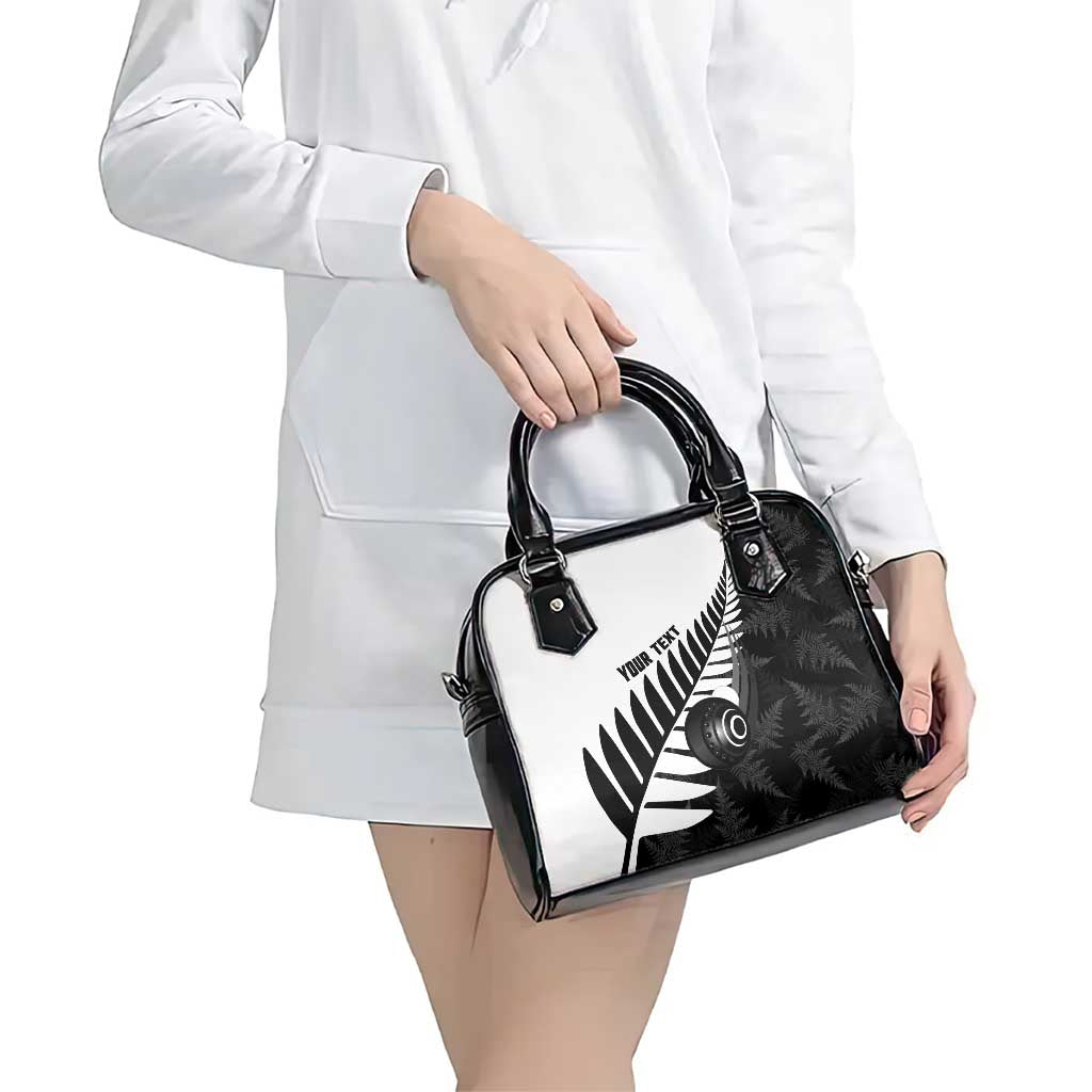New Zealand Lawn Bowls Custom Shoulder Handbag Aotearoa Silver Fern - Aussie Hoodie