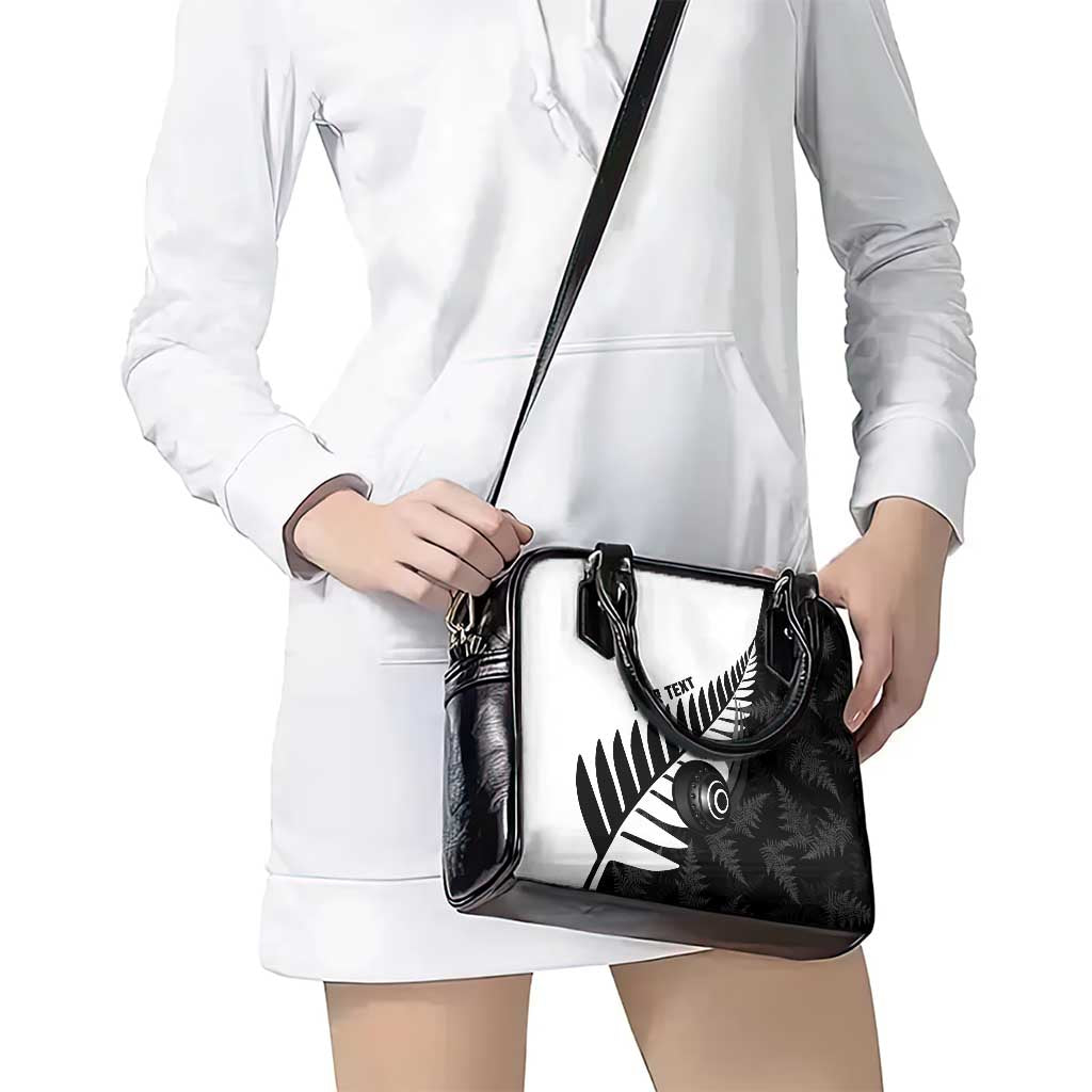 New Zealand Lawn Bowls Custom Shoulder Handbag Aotearoa Silver Fern - Aussie Hoodie