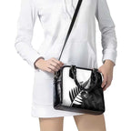 New Zealand Lawn Bowls Custom Shoulder Handbag Aotearoa Silver Fern - Aussie Hoodie