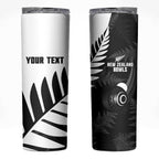 New Zealand Lawn Bowls Custom Skinny Tumbler Aotearoa Silver Fern - Aussie Hoodie