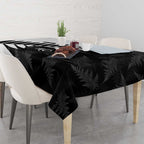 New Zealand Lawn Bowls Custom Tablecloth Aotearoa Silver Fern - Aussie Hoodie