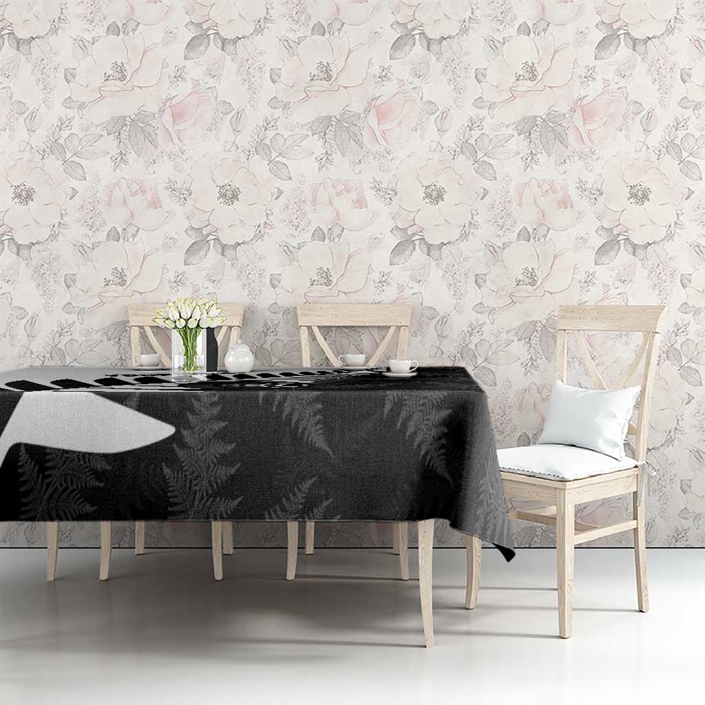 New Zealand Lawn Bowls Custom Tablecloth Aotearoa Silver Fern - Aussie Hoodie