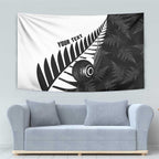 New Zealand Lawn Bowls Custom Tapestry Aotearoa Silver Fern - Aussie Hoodie