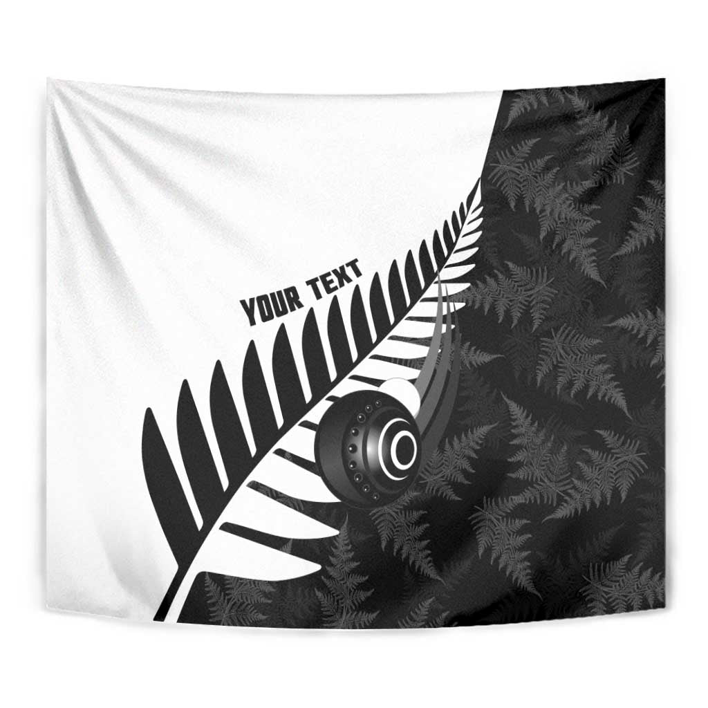 New Zealand Lawn Bowls Custom Tapestry Aotearoa Silver Fern - Aussie Hoodie