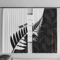 New Zealand Lawn Bowls Custom Window Curtain Aotearoa Silver Fern - Aussie Hoodie