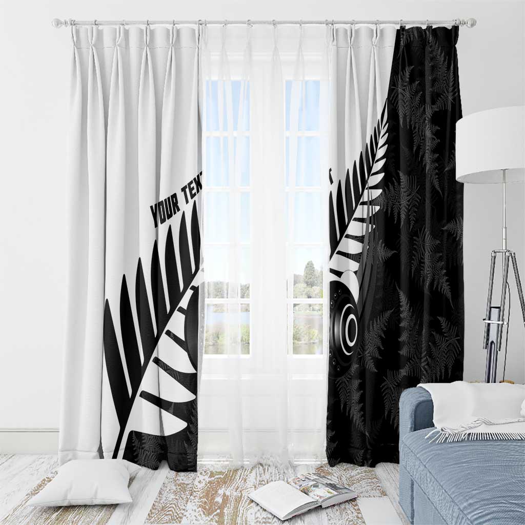 New Zealand Lawn Bowls Custom Window Curtain Aotearoa Silver Fern - Aussie Hoodie