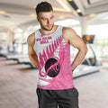 New Zealand Lawn Bowls Breast Cancer Custom Men Tank Top Aotearoa Maori Silver Fern Pink Ribbon - Aussie Hoodie